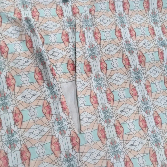 Cabana life Women's Tunic swim cover up Cream Pink and Blue Size Large - Picture 6 of 11